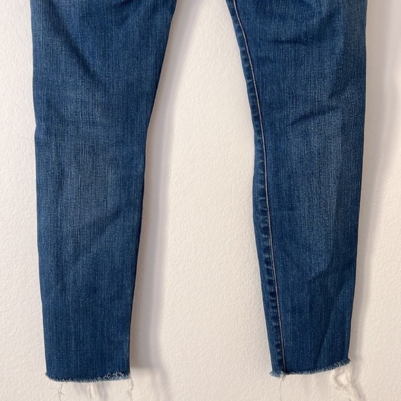 Madewell Women’s Distressed Blue 9inch Highrise Skinny Crop Jeans size 26 Denim - Picture 5 of 7